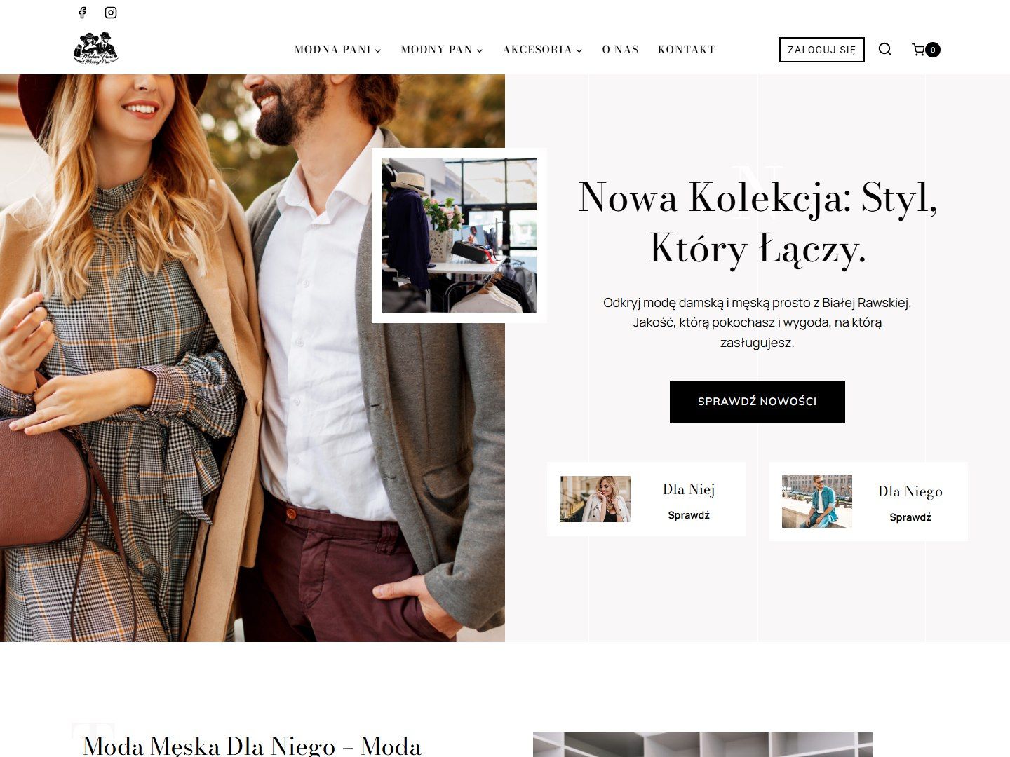 Realizacja Seofine: Modna Pani Modny Pan
