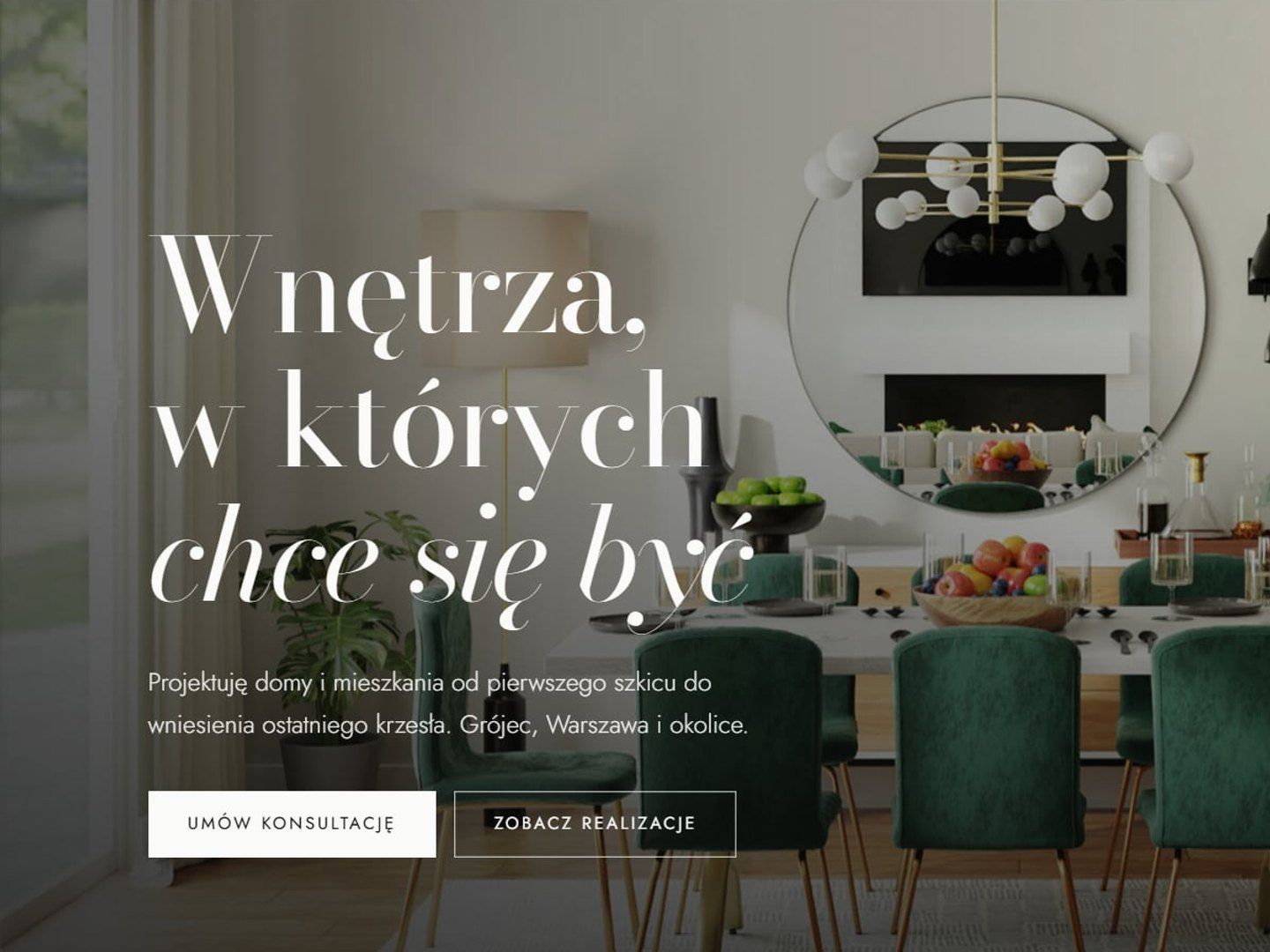Realizacja Seofine: Studio projektowania wnętrz
